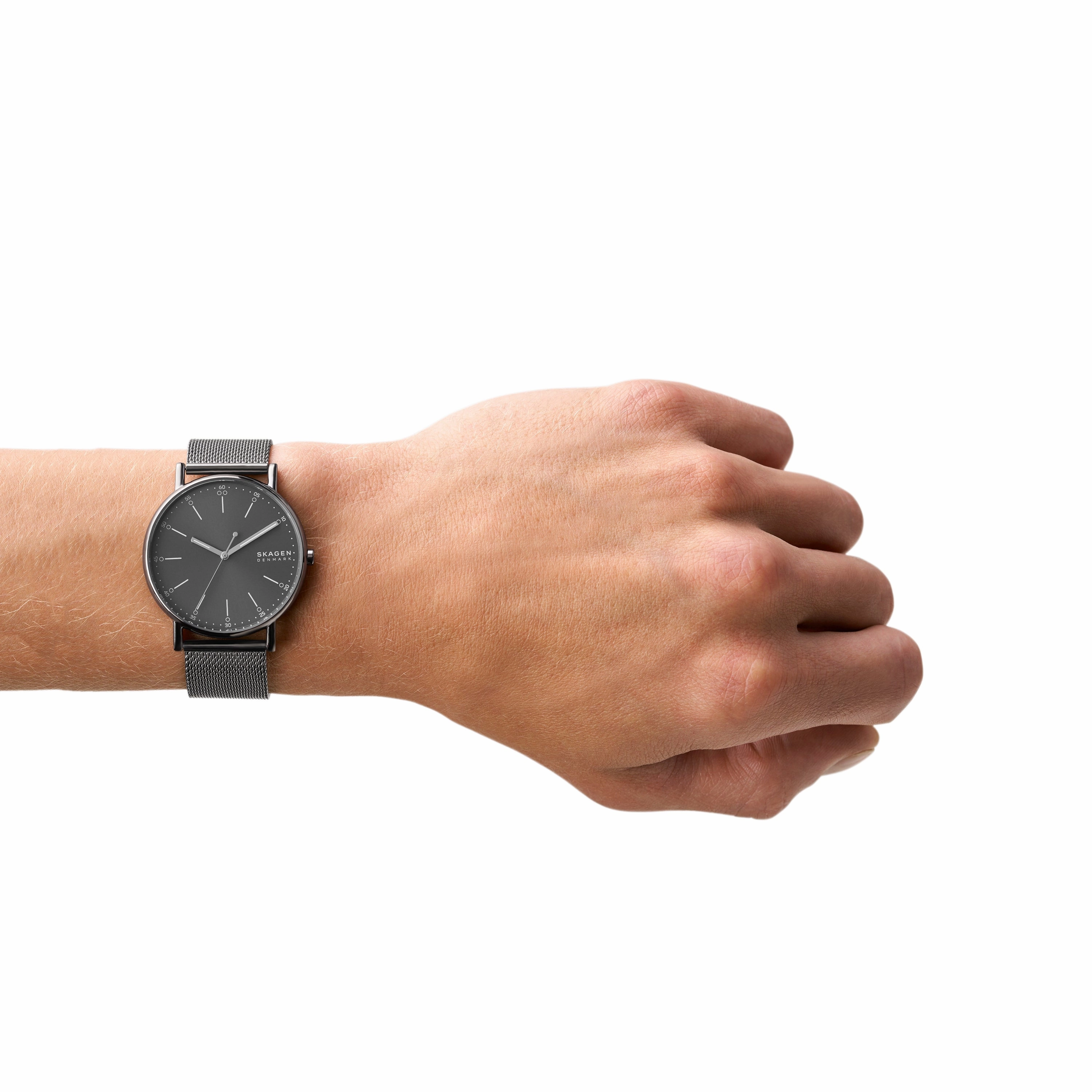Skagen Signatur Eco-Friendly Gray Mesh Watch SKW6577