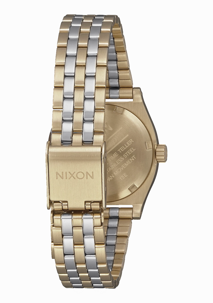 Small Time Teller - Lt Gold/Silver/Vintage White