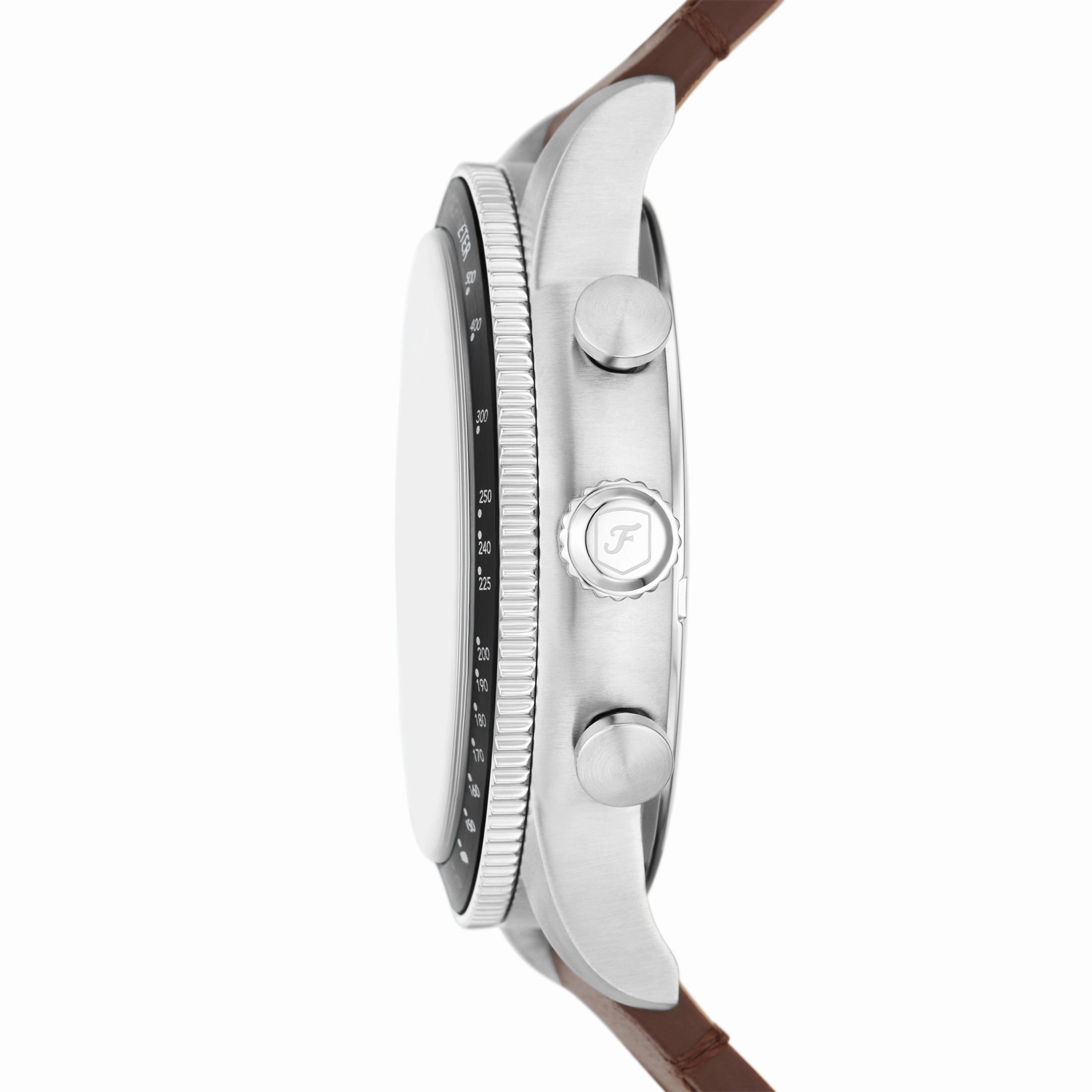 Sport Tourer Chronograph Brown LiteHide? Leather Watch