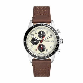 Sport Tourer Chronograph Brown LiteHide? Leather Watch