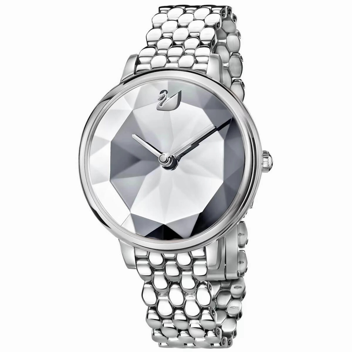 Swarovski Women's Quartz Watch - Crystal Lake Silver Tone Case Bracelet | 5416017