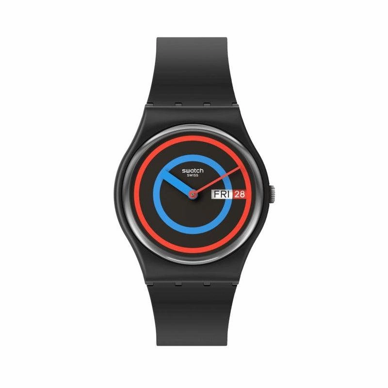 Swatch CIRCLING BLACK Watch SO28B706