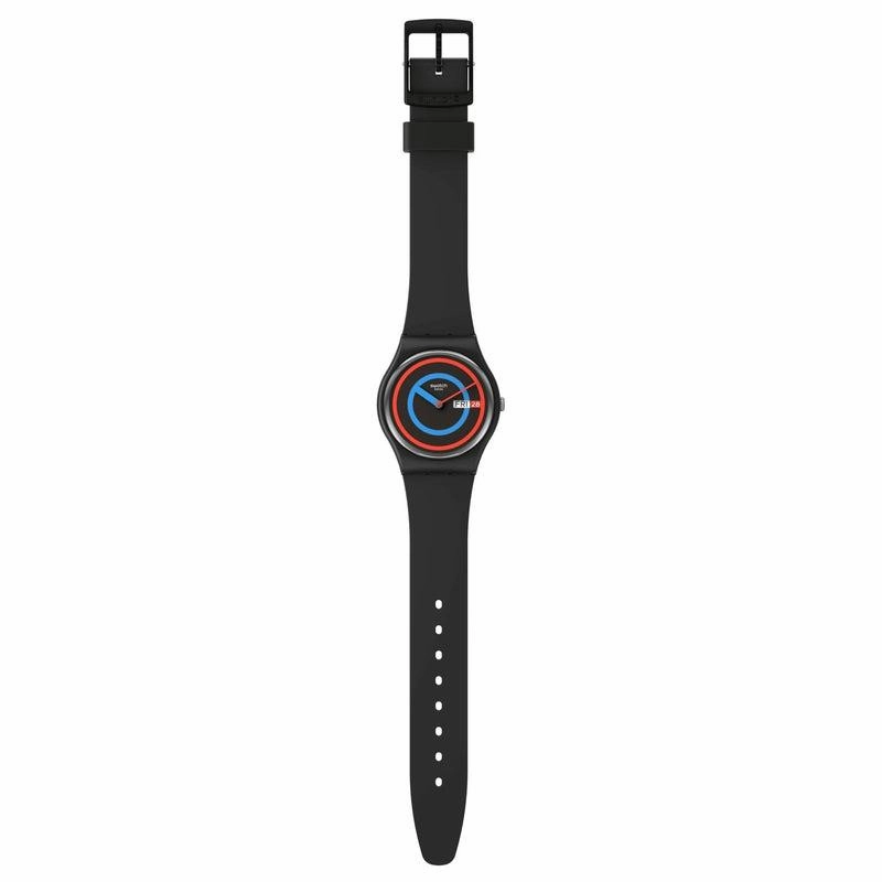 Swatch CIRCLING BLACK Watch SO28B706