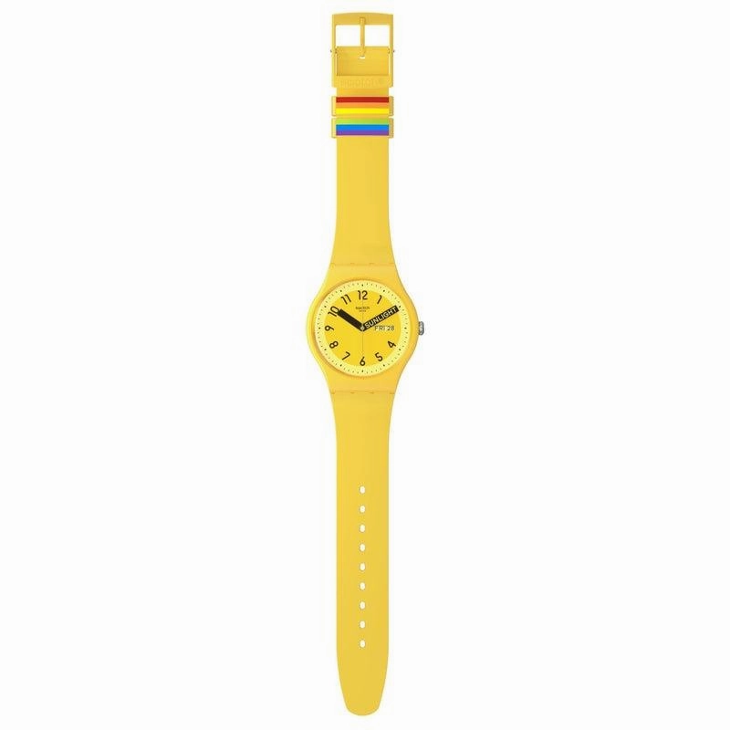 Swatch PROUDLY YELLOW Watch SO29J702