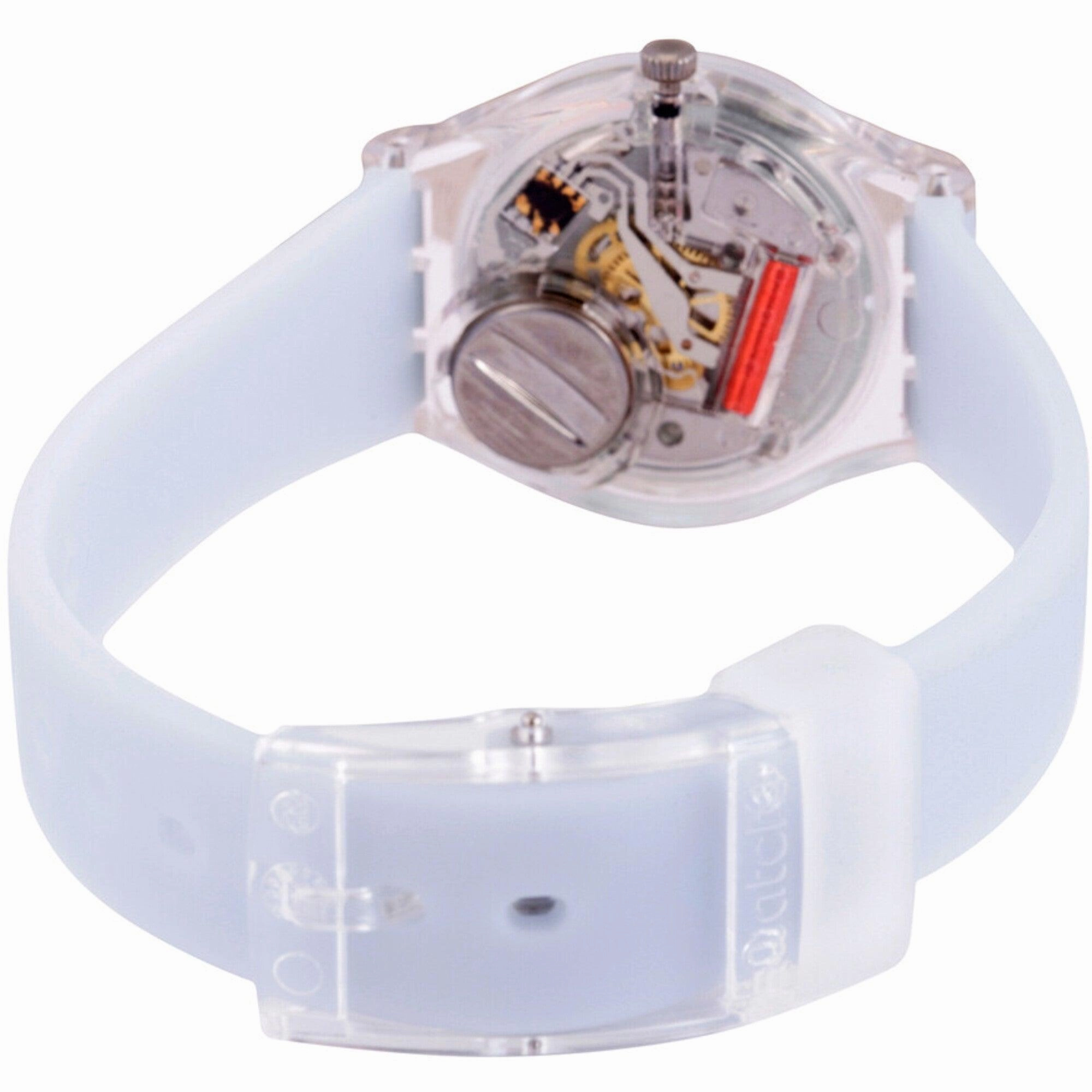 Swatch Women's Watch - Swatch Essentials Casual Blue Silicone Rubber Strap | LK396