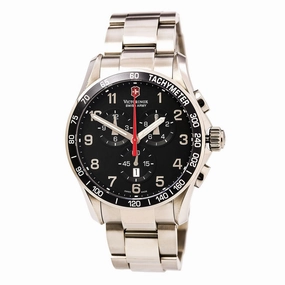 Swiss Army 241261 Men's Chrono Classic XLS Black Dial Stainless Steel Bracelet Watch