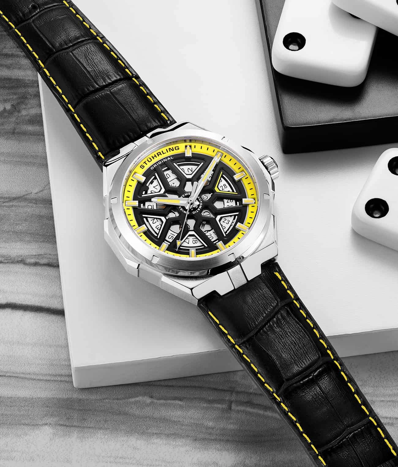 Swiss Automatic Gio 379 41mm Skeleton