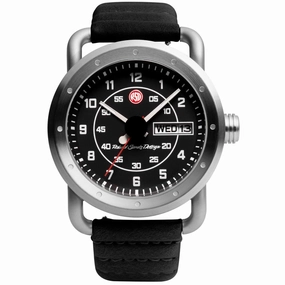 Szanto Icon Unisex Quartz Watch - Roland Sands Signature Black Dial Strap | IC RS 2201