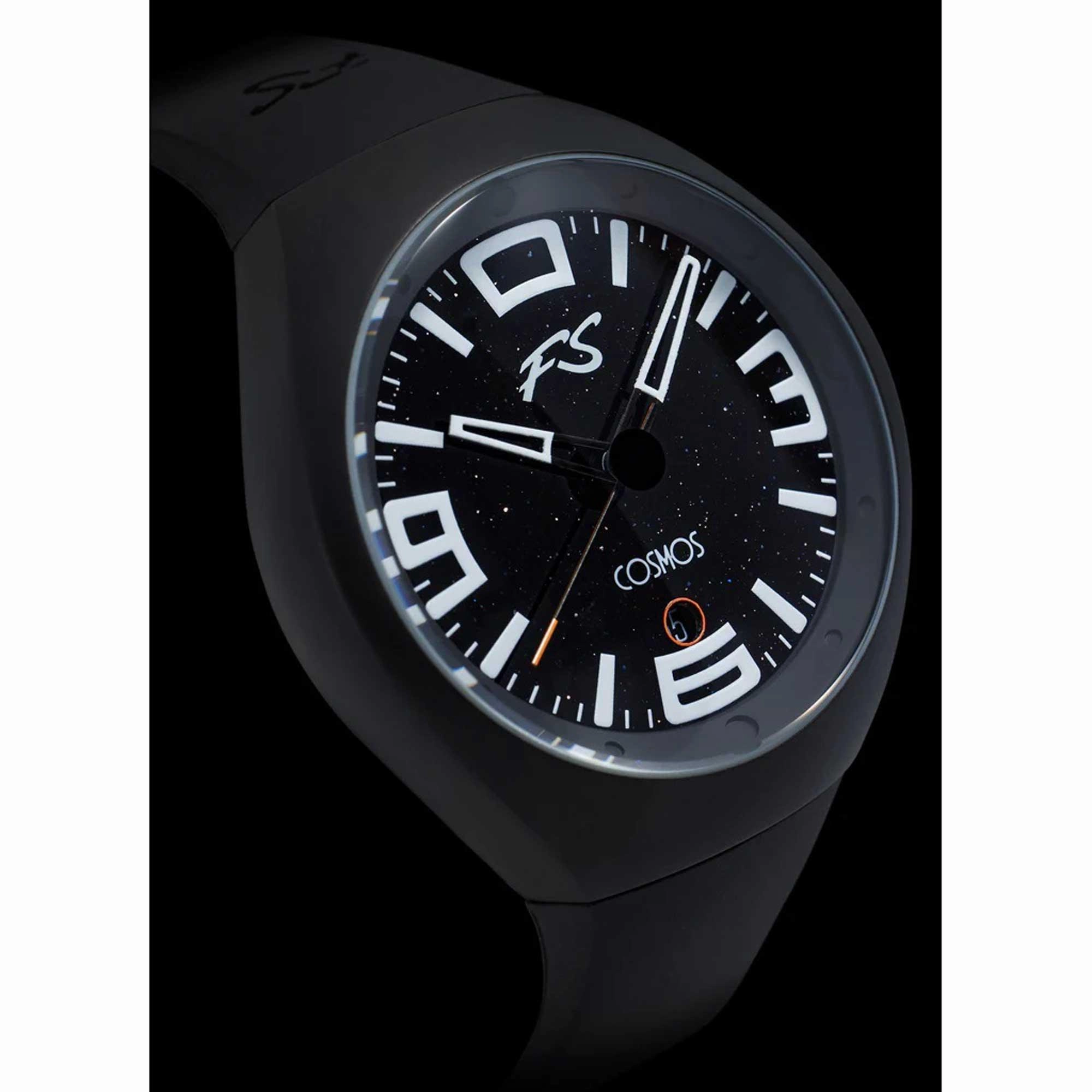 Szanto Icon Unisex Watch - Frank Stephenson Cosmos Black Dial Strap | IC-FS-9001