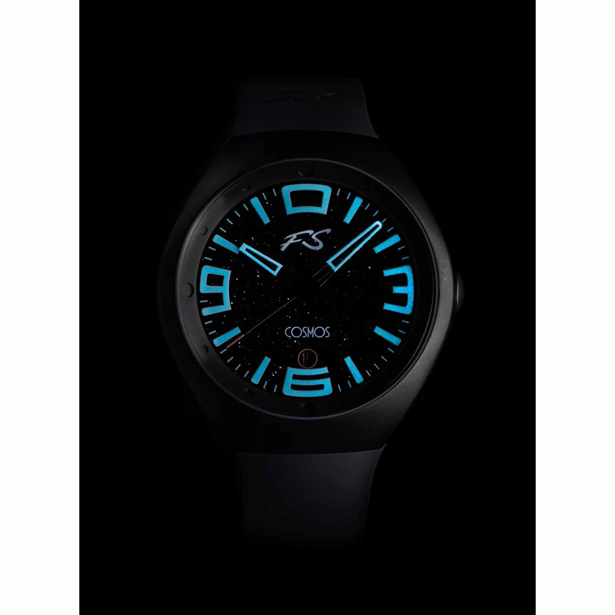 Szanto Icon Unisex Watch - Frank Stephenson Cosmos Black Dial Strap | IC-FS-9001