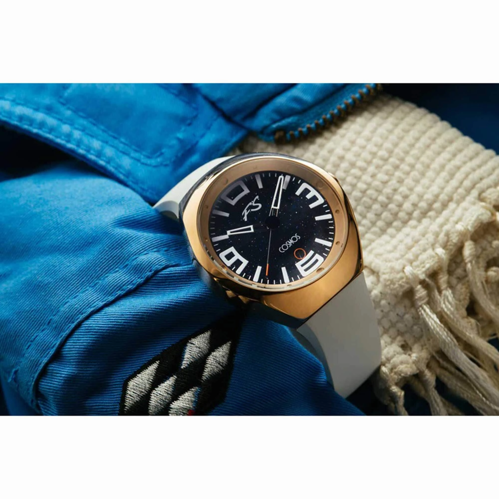 Szanto Icon Unisex Watch - Frank Stephenson Cosmos Rose Gold Case | IC-FS-9005