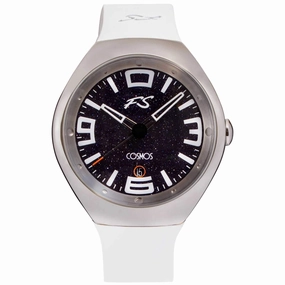 Szanto Icon Unisex Watch - Frank Stephenson Cosmos Steel Case White Strap | IC-FS-9004