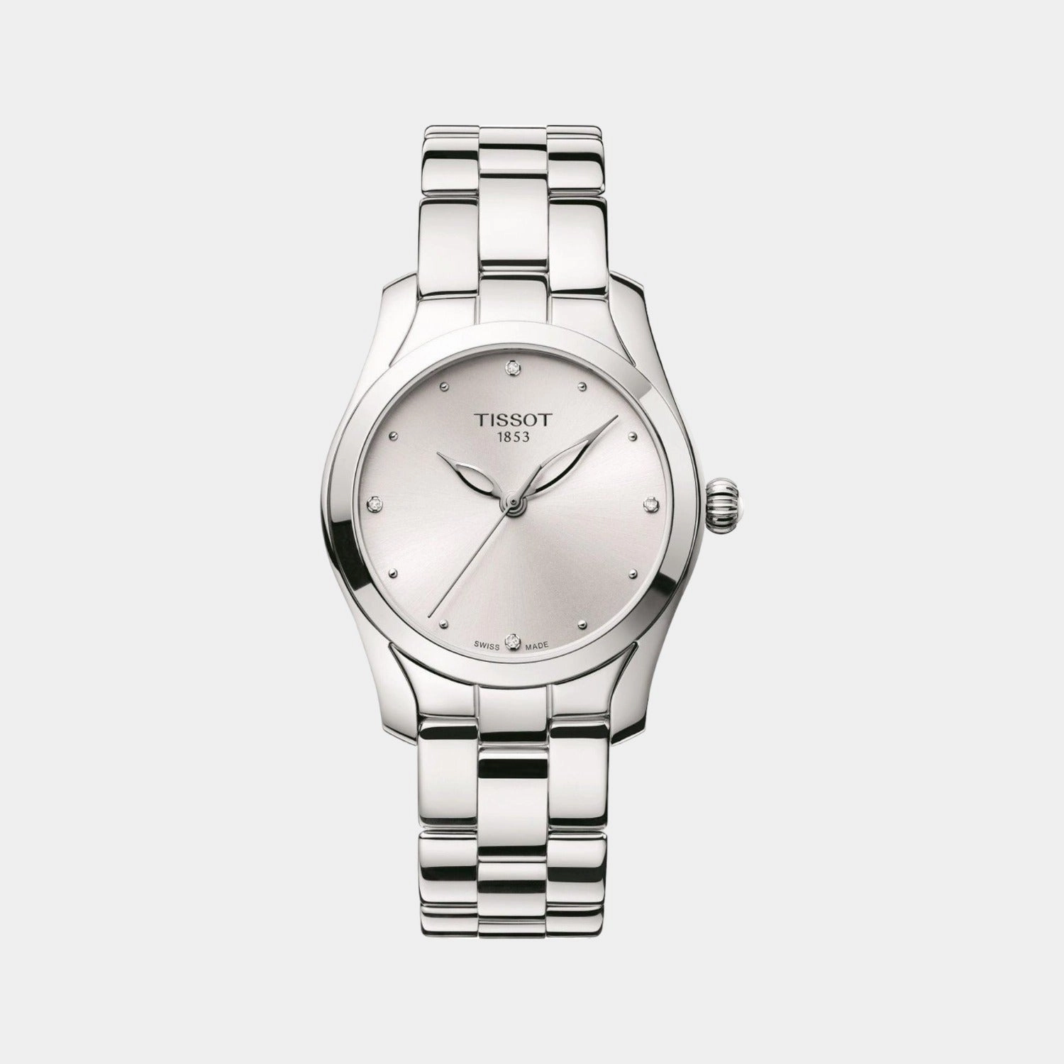 T-Wave Women Analog Stainless Steel Watch T1122101103600