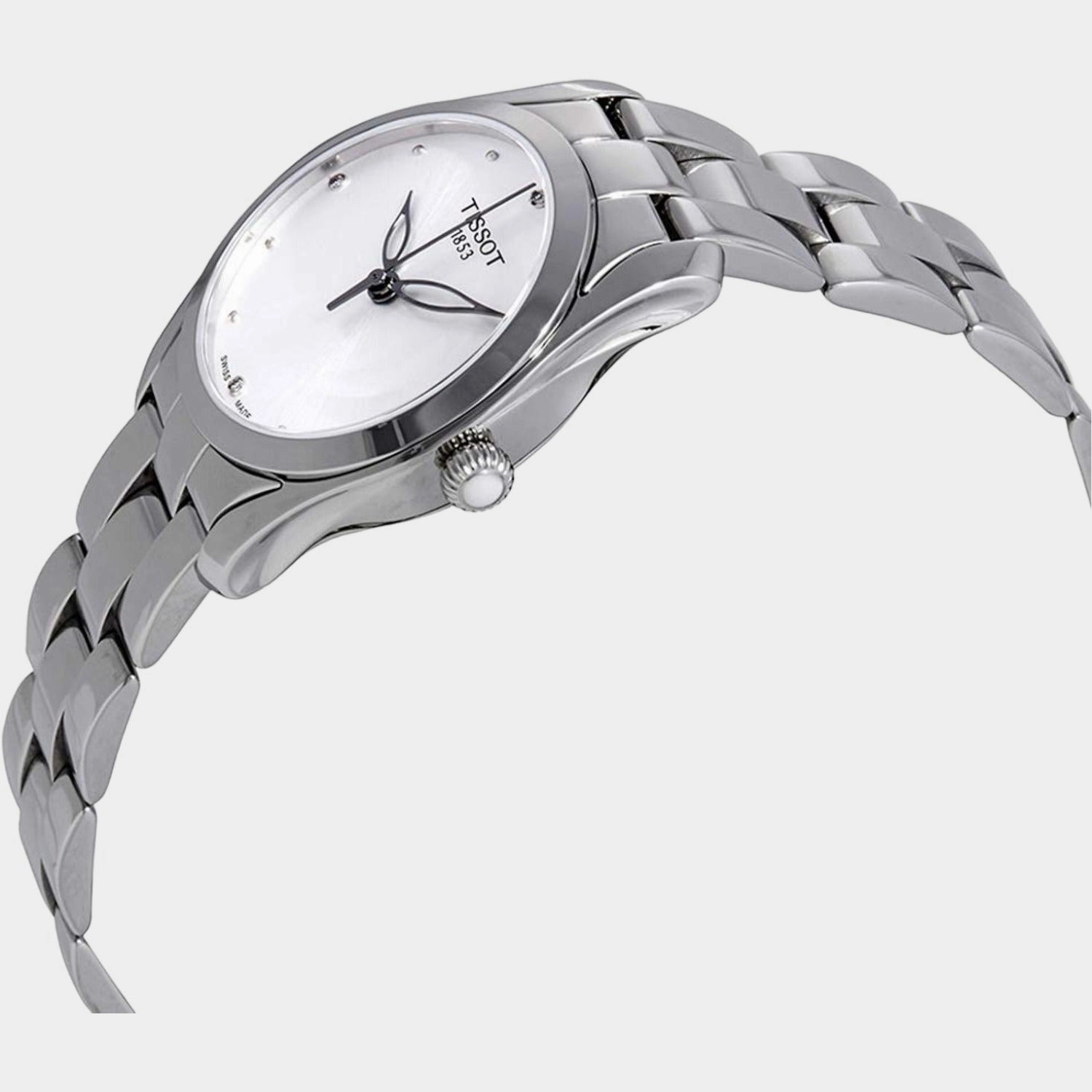 T-Wave Women Analog Stainless Steel Watch T1122101103600