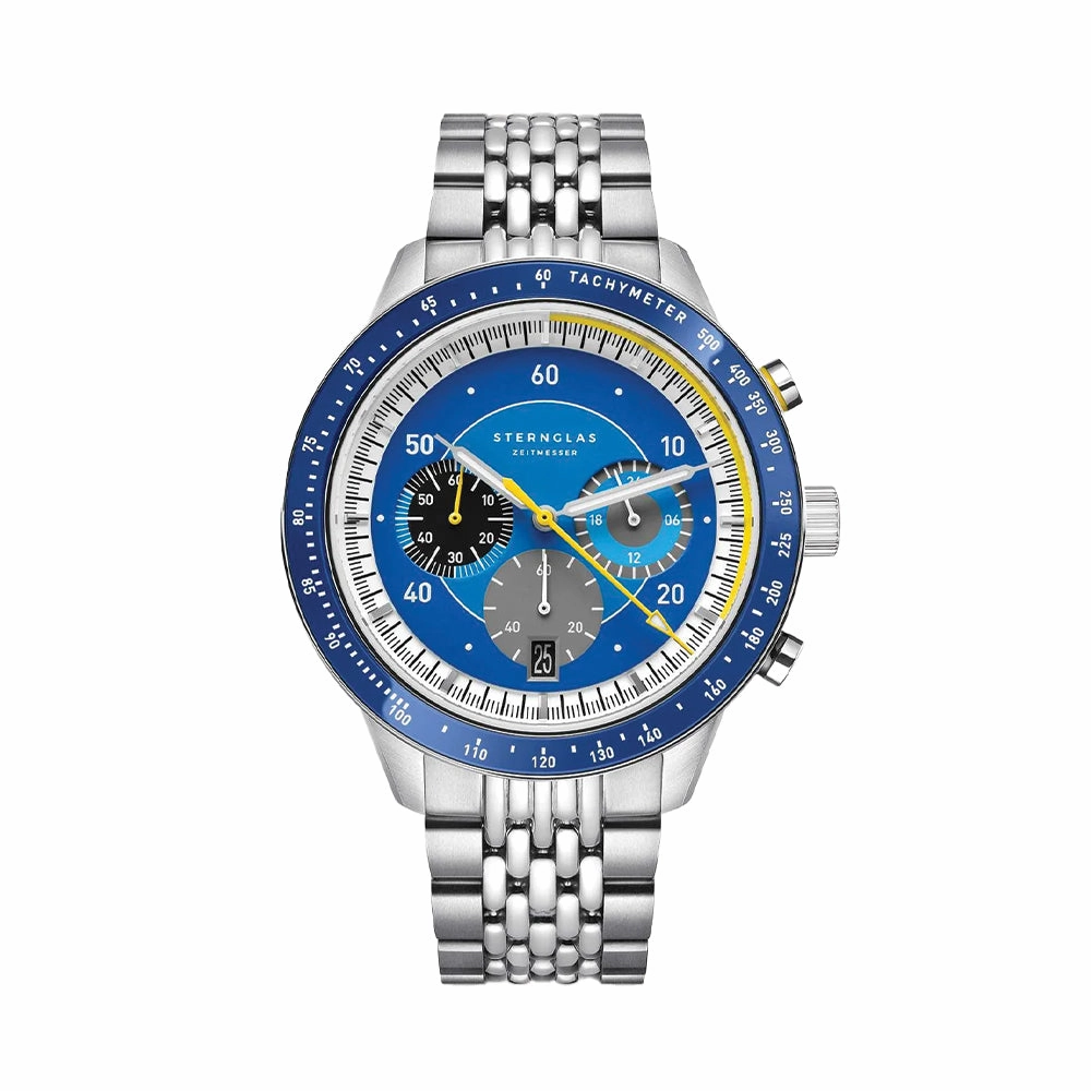 Tachymeter 2.0 Quartz 44mm - Blue on Bracelet