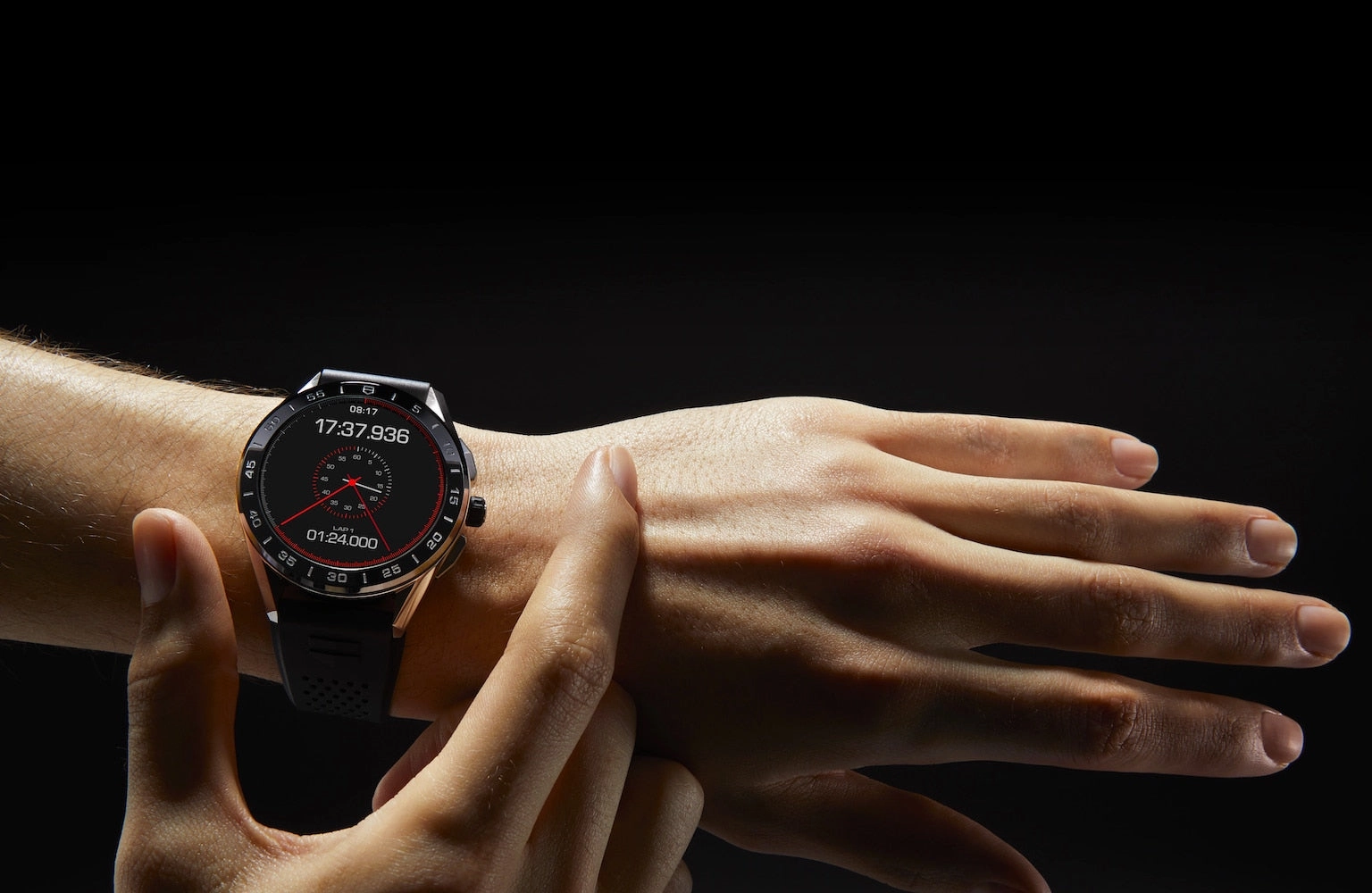 TAG Heuer Watch Connected 45 Steel Black Rubber D