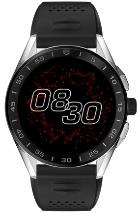 TAG Heuer Watch Connected 45 Steel Black Rubber D