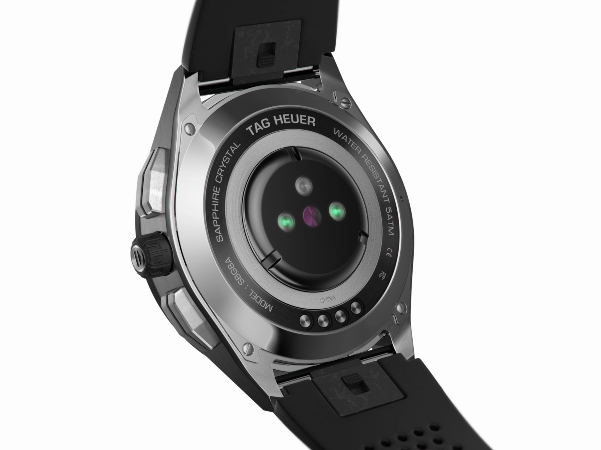 TAG Heuer Watch Connected 45 Steel Black Rubber D