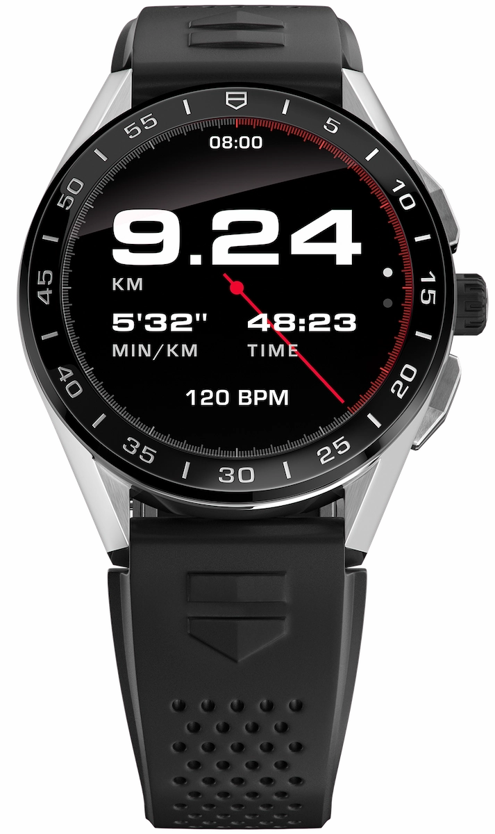 TAG Heuer Watch Connected 45 Steel Black Rubber D