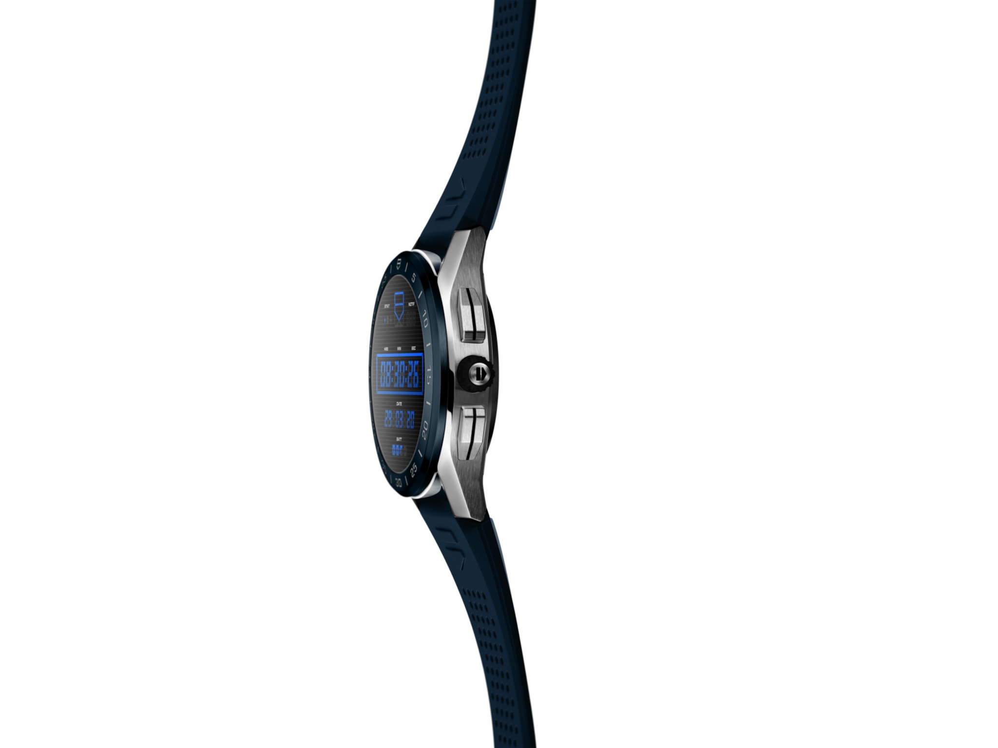 TAG Heuer Watch Connected 45 Steel Blue Rubber