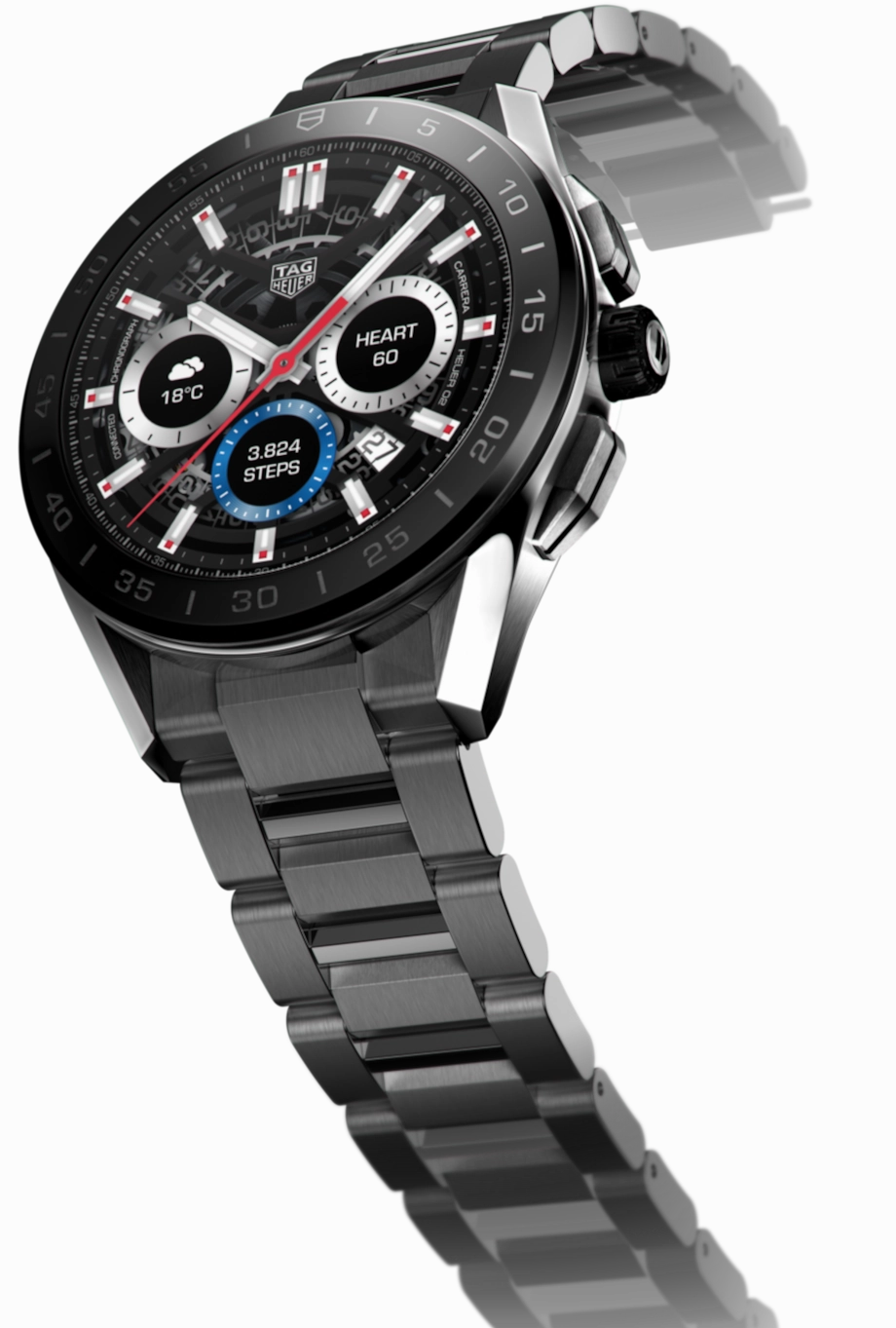 TAG Heuer Watch Connected 45 Steel Bracelet