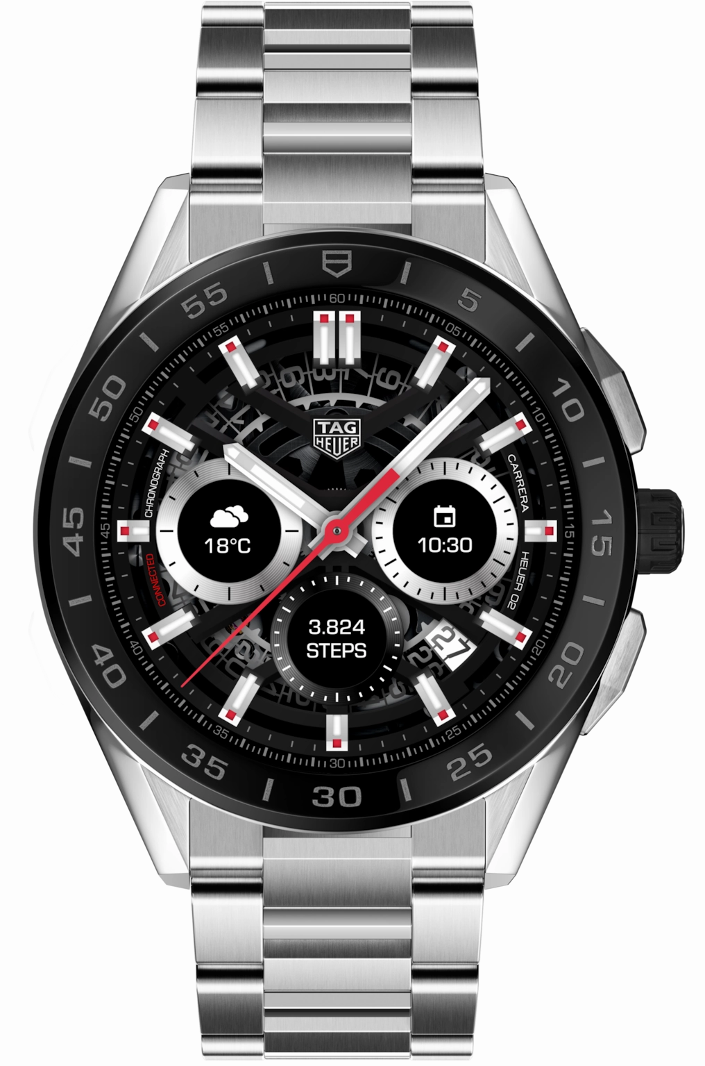 TAG Heuer Watch Connected 45 Steel Bracelet