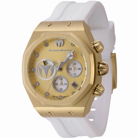 Technomarine Women's Watch - Reef Sun Chronograph Gold and Silver Dial | TM-523008