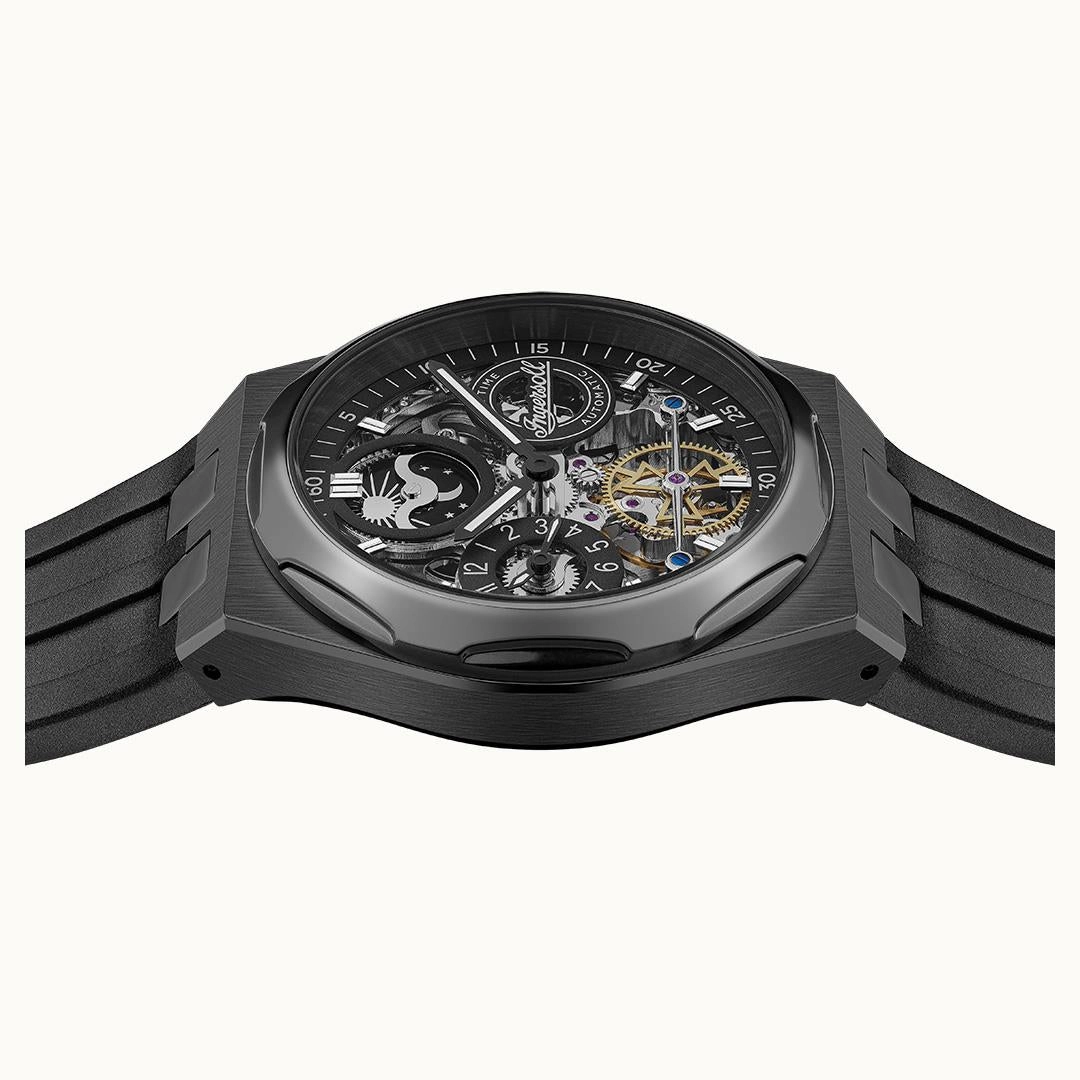 THE BROADWAY DUAL TIME AUTOMATIC WATCH I12908