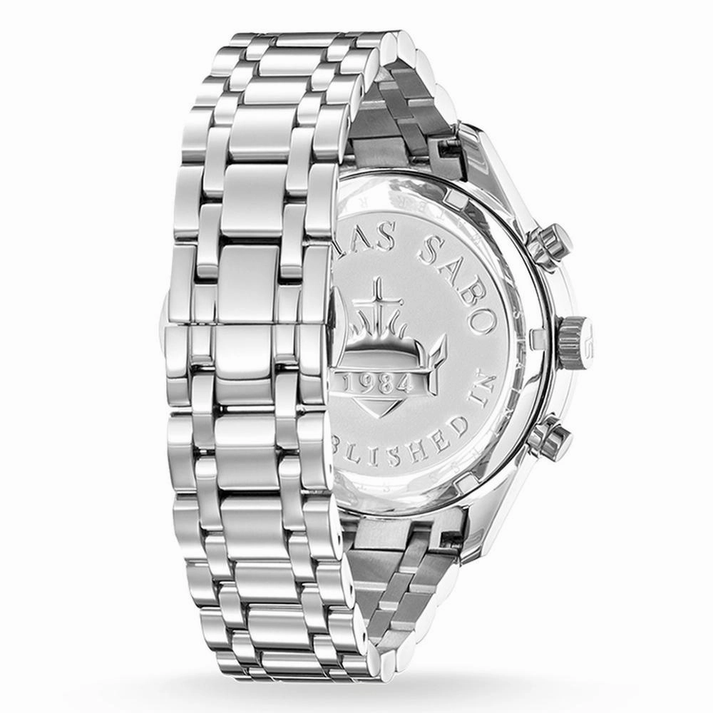 Thomas Sabo Rebel Stainless Steel Black Dial Mens Watch