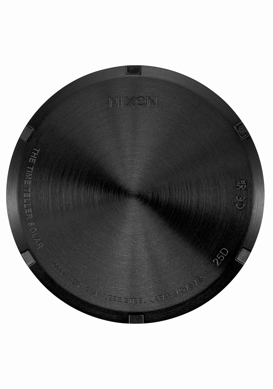 Time Teller Solar - All Black / White