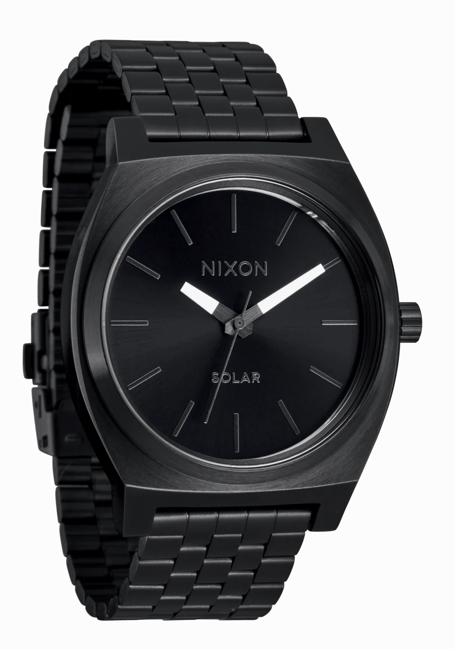 Time Teller Solar - All Black / White