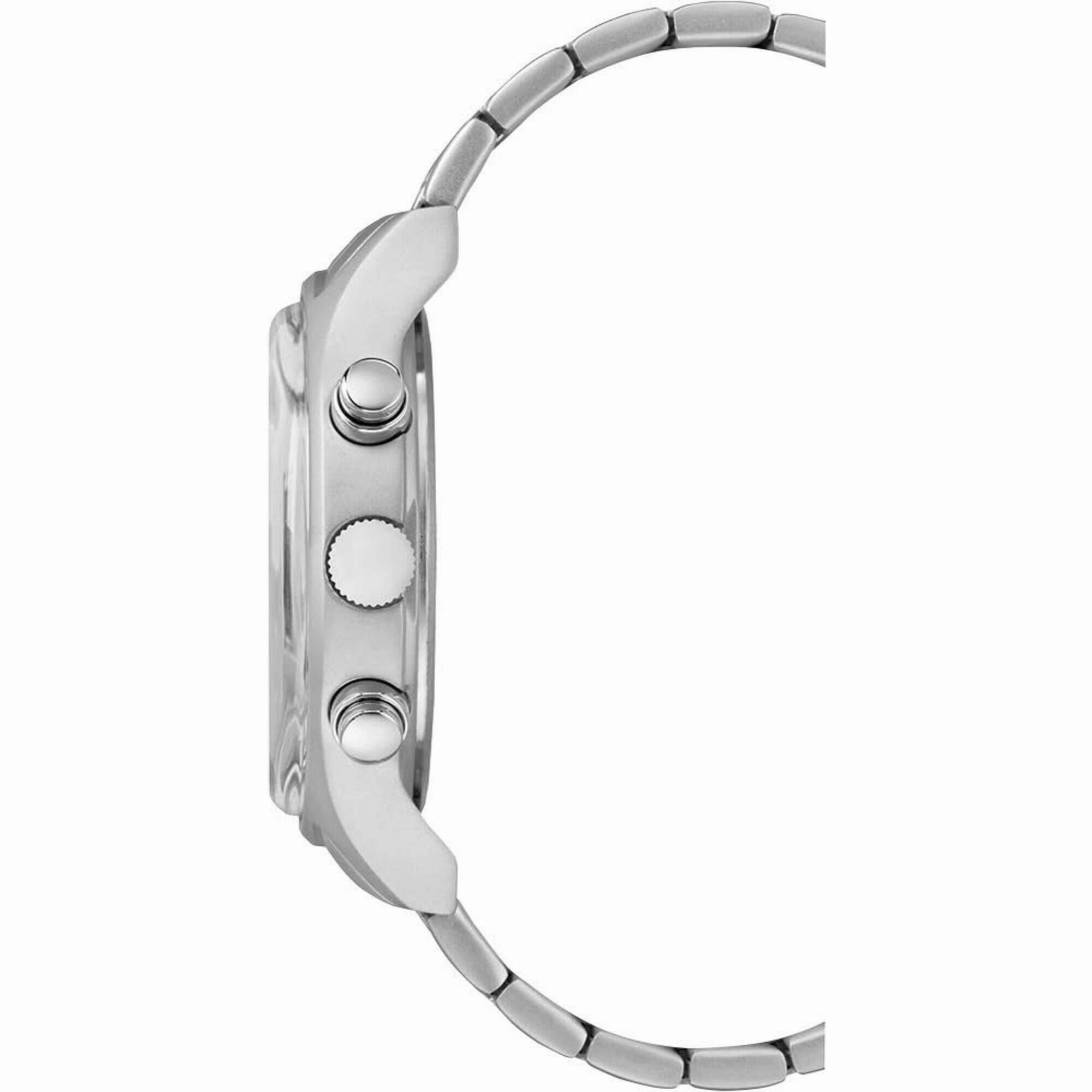 Timex Men's Chronograph Watch - MK1 White Dial Silver Tone Bracelet | TW2R68900VQ