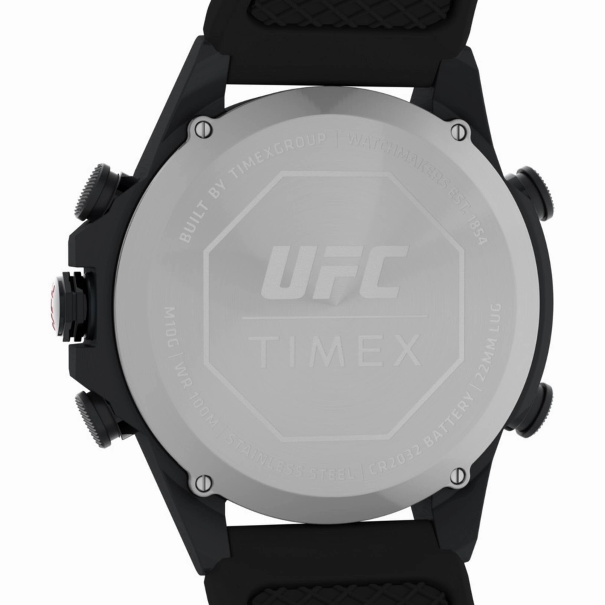 Timex Men's Digital Watch - UFC Kick Quartz Black Polyurethane Strap | TW2V87000