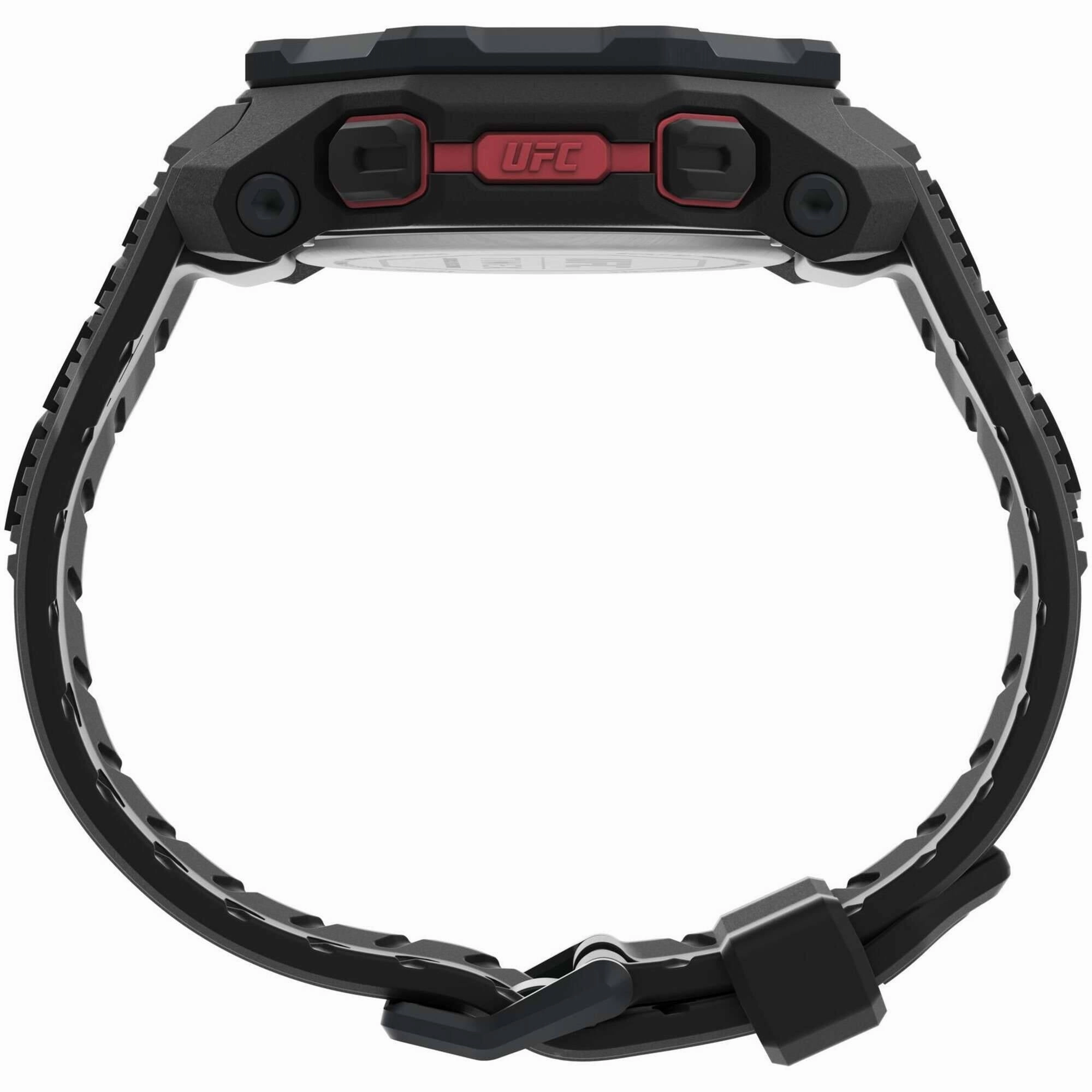 Timex Men's Digital Watch - UFC Strength Black Polyurethane Strap | TW2V88100