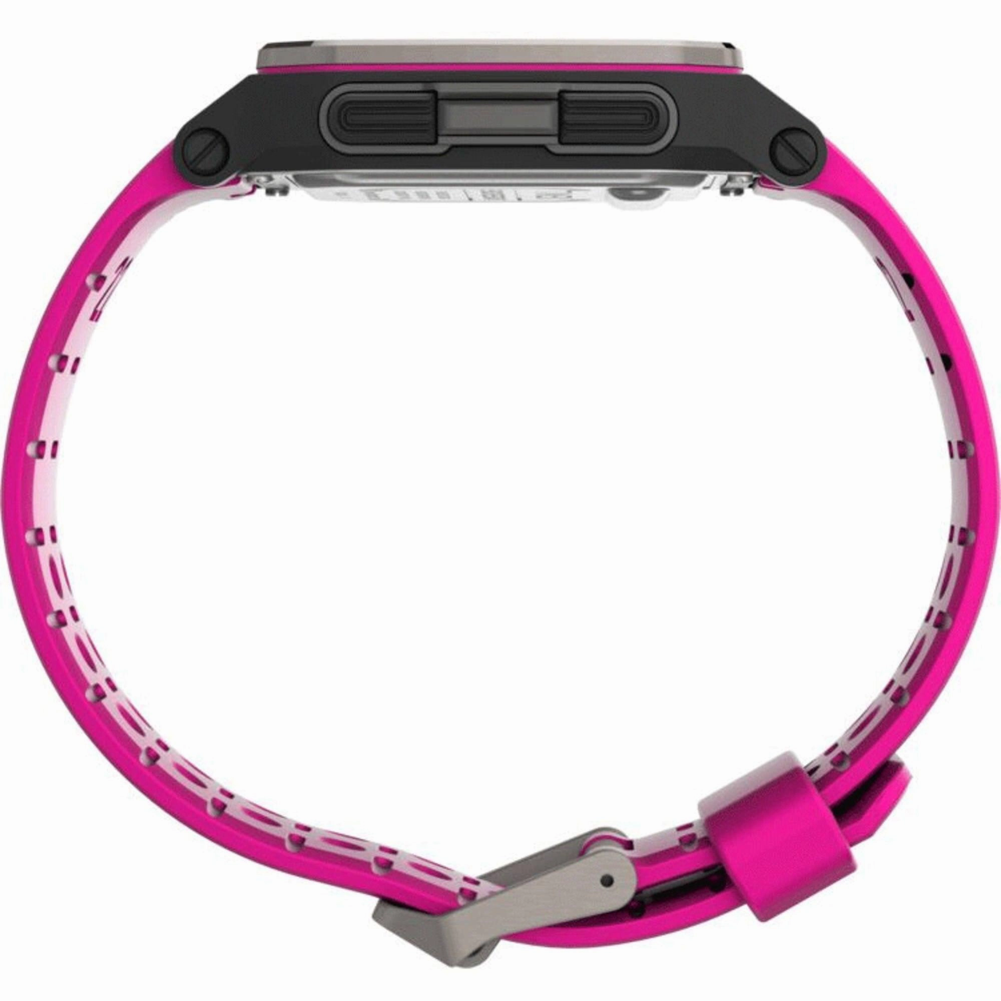 Timex Men's Watch - Command Urban Digital Dial Pink Resin Strap | TW5M29200VQ