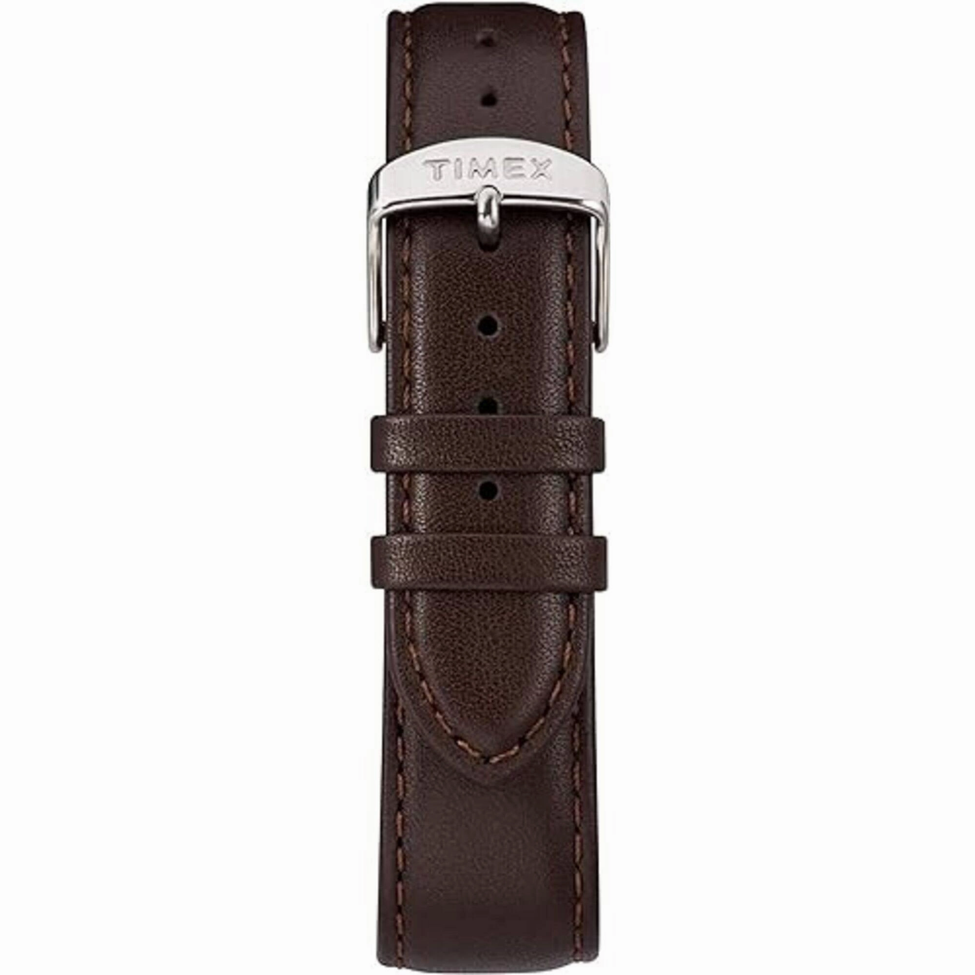Timex Men's Watch - Fairfield Black Dial Brown Leather Strap Quartz | TW2R38100