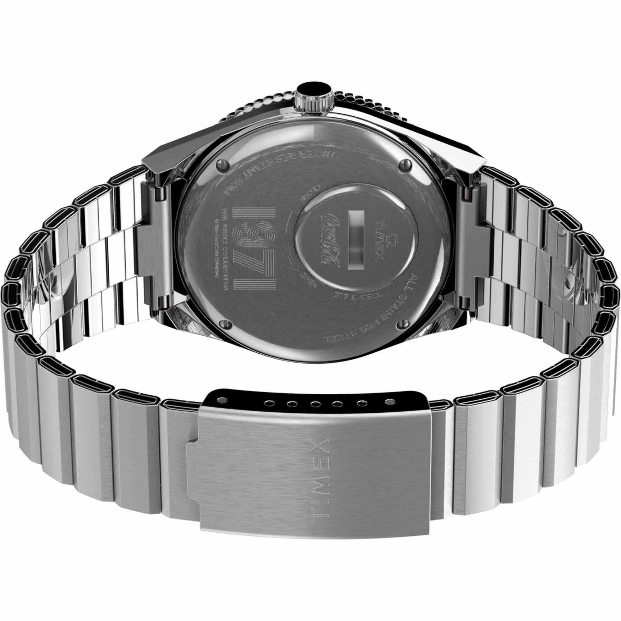 Timex Men's Watch - Q Quartz Cream Dial Stainless Steel Bracelet | TW2V25800