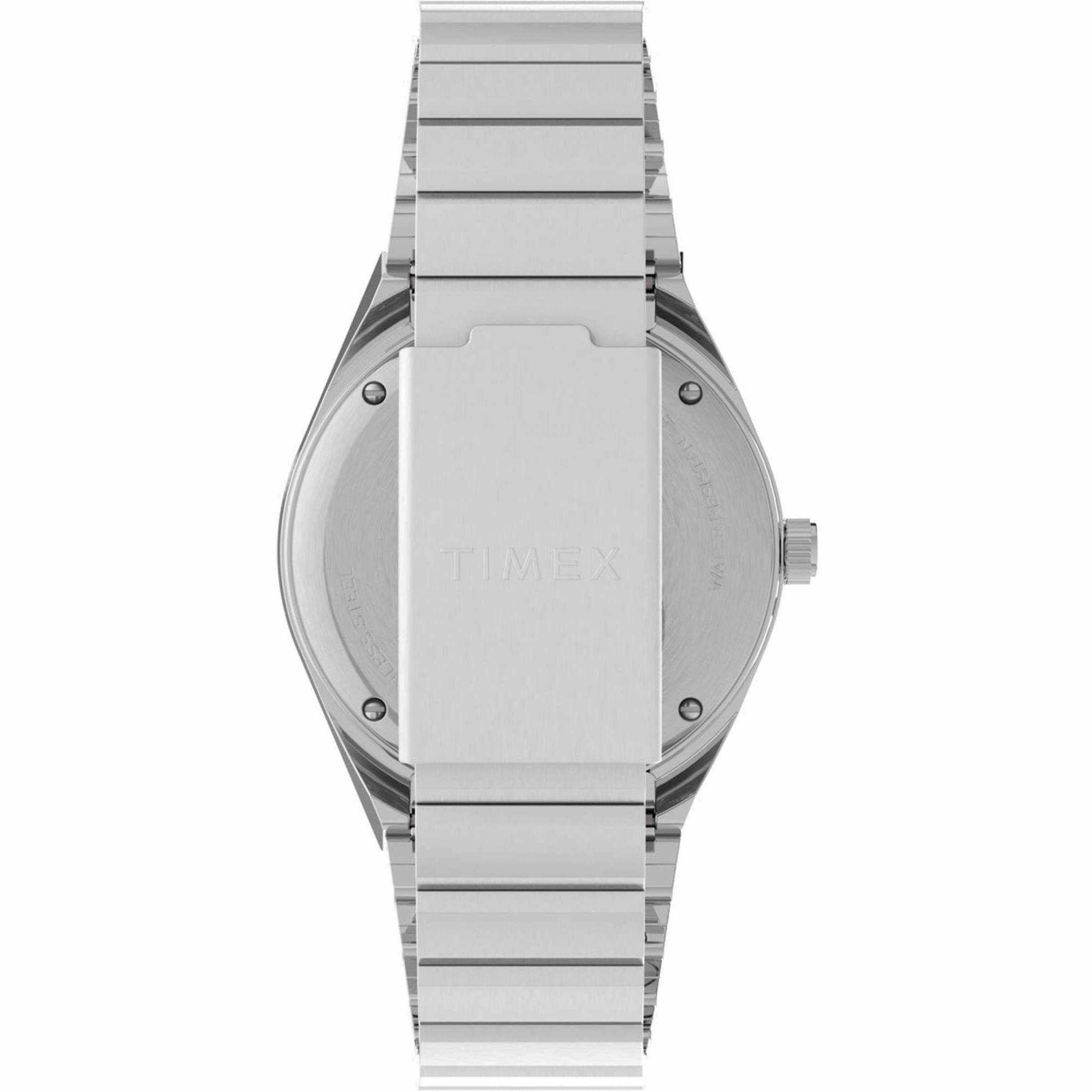 Timex Men's Watch - Q Quartz Cream Dial Stainless Steel Bracelet | TW2V25800