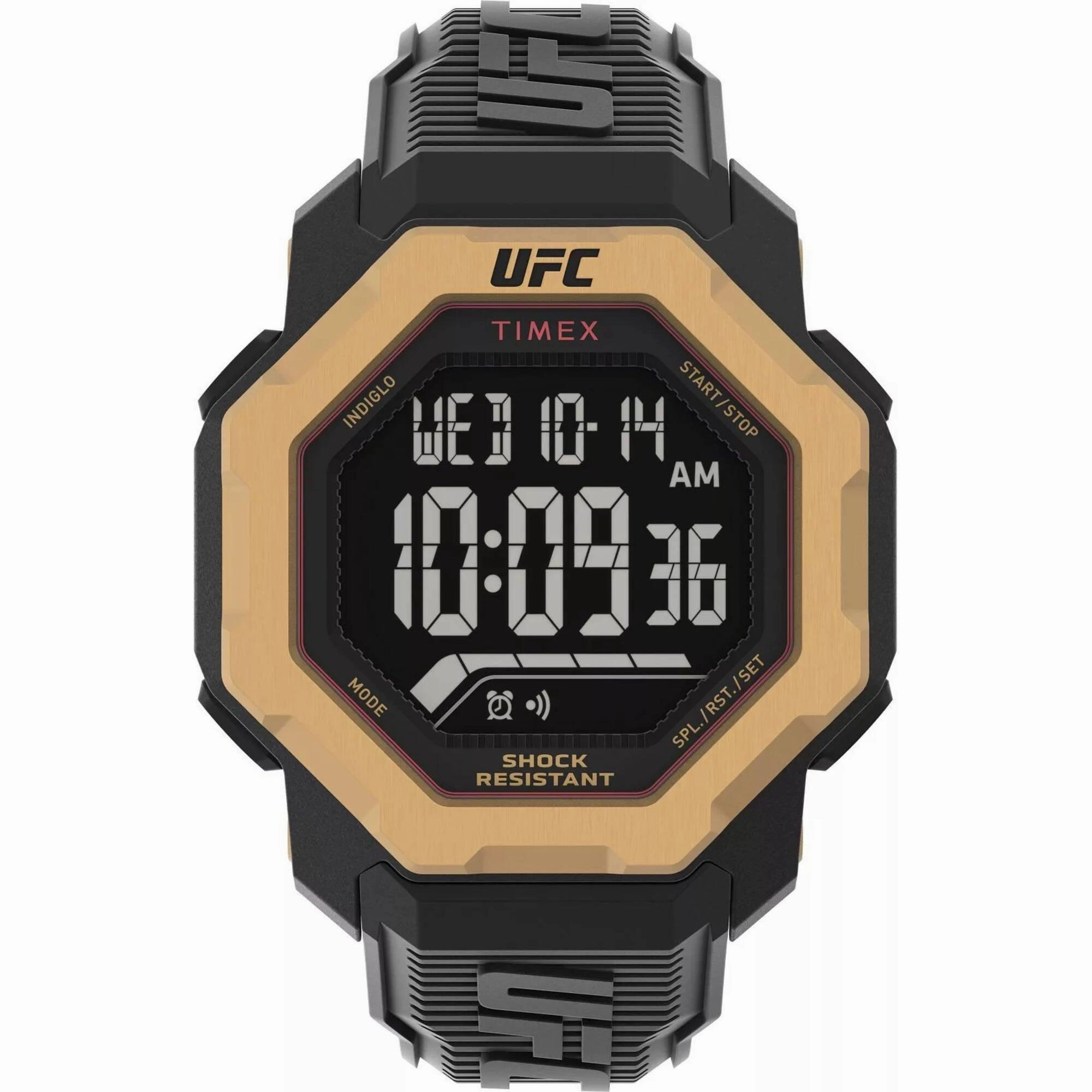 Timex Men's Watch - UFC Knockout Chrono Digital Dial Black Resin Strap | TW2V89000