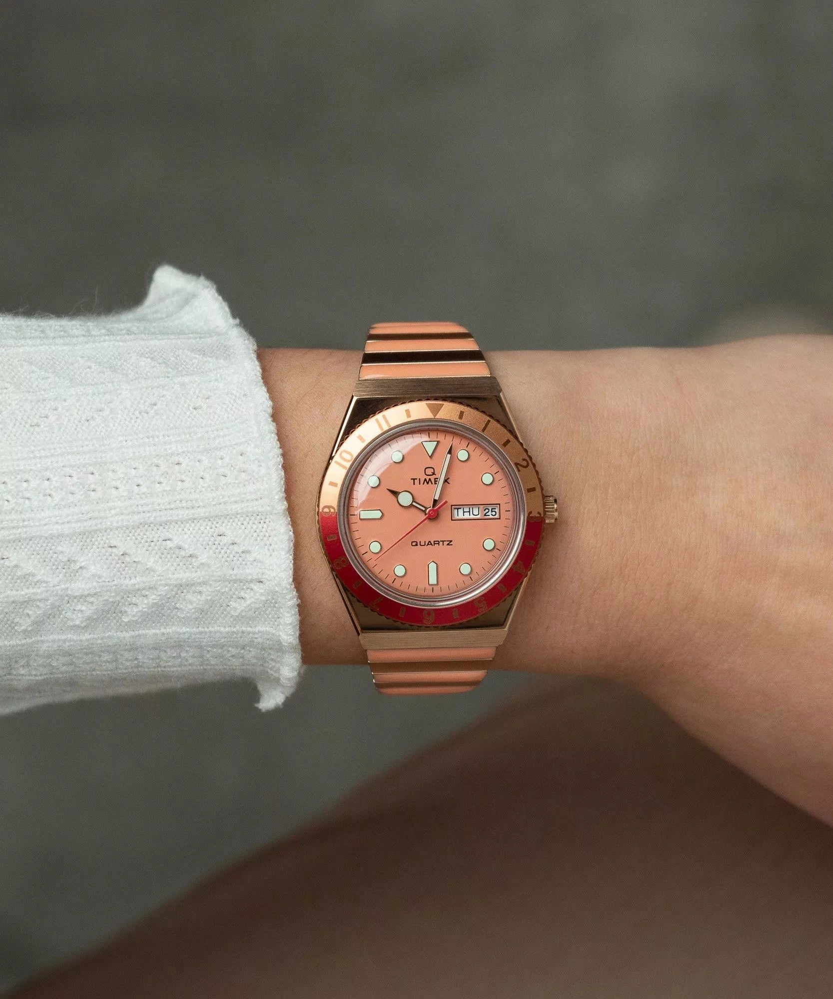 Timex Q Malibu 36mm Stainless Steel Women's Watch TW2V38600