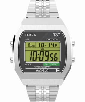 Timex T80 Steel 36mm Stainless Steel Bracelet Watch
