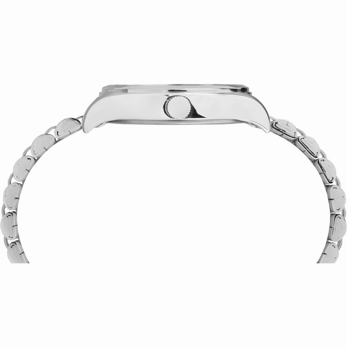 Timex Women's Quartz Watch - Waterbury White Dial Silver Bracelet | TW2R69400VQ