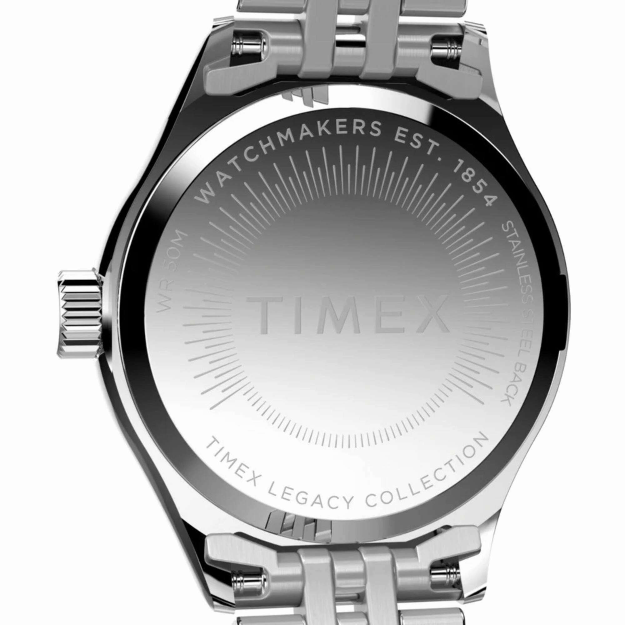 Timex Women's Watch - Legacy Mini Blue Dial Silver Tone Steel Bracelet | TW2W90700