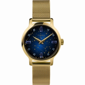 Timex Women's Watch - Transcend Celestial Yellow Steel Mesh Bracelet | TW2V51900