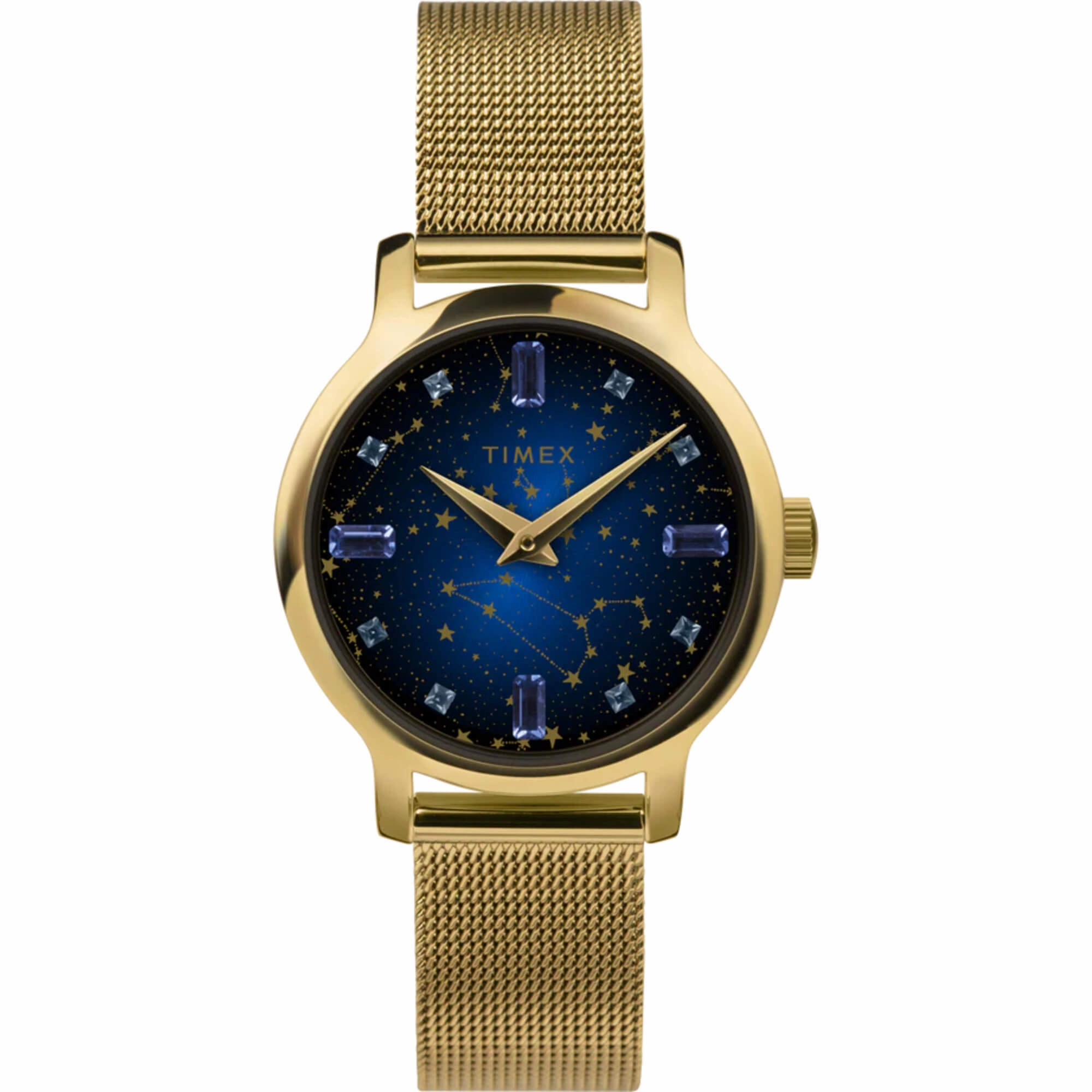 Timex Women's Watch - Transcend Celestial Yellow Steel Mesh Bracelet | TW2V51900