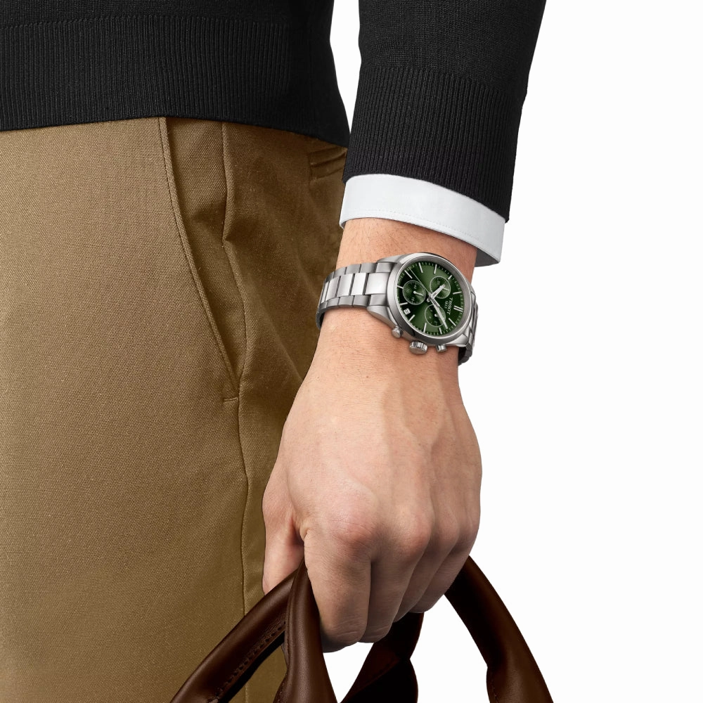 Tissot 40mm PR 100 Chronograph Quartz Watch