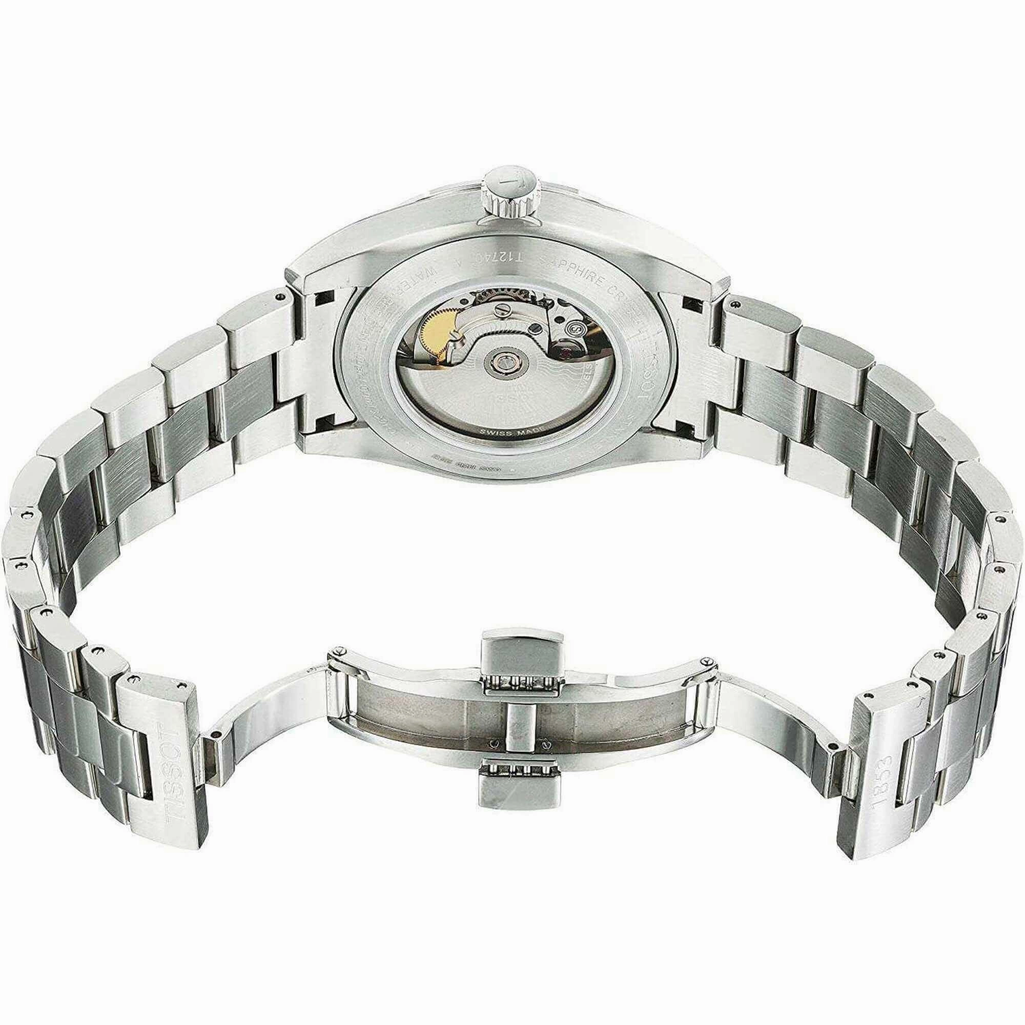Tissot Men's Watch - Gentleman Powermatic 80 Silicium Black Dial | T1274071105100