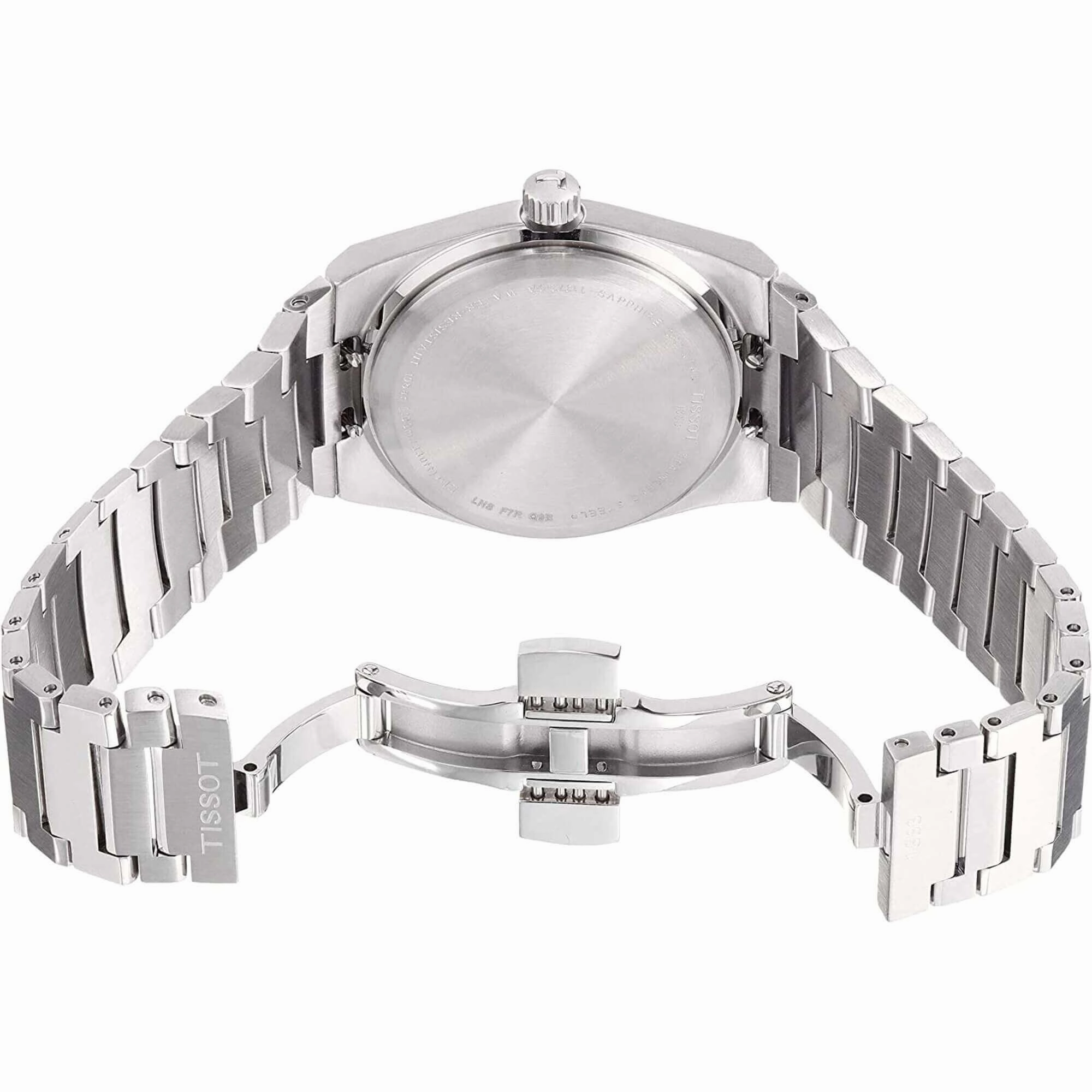 Tissot Men's Watch - PRX Quartz Sky Blue Dial Silver Bracelet | T1372101135100
