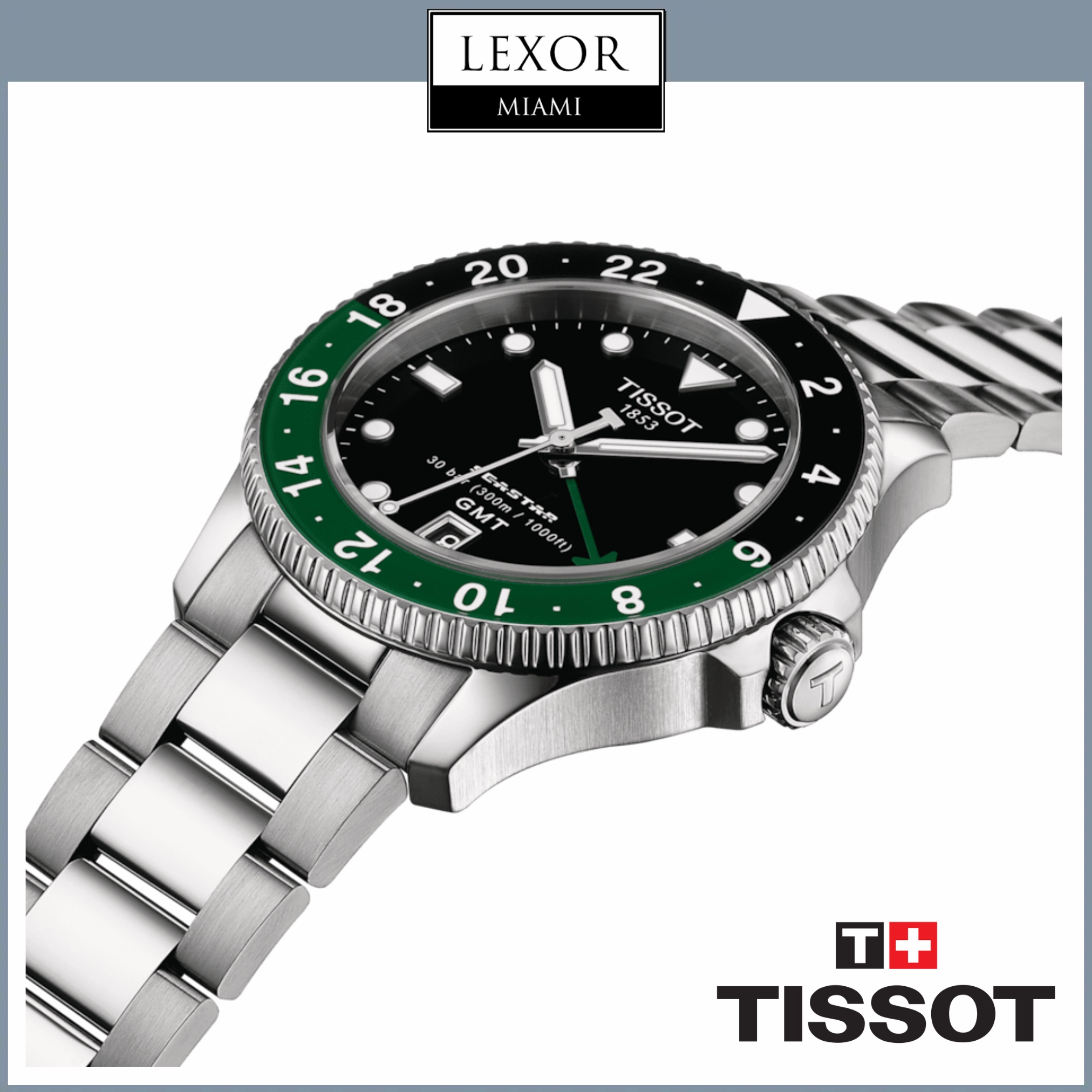 Tissot Seastar 1000 Quartz GMT T1208521105100 Men