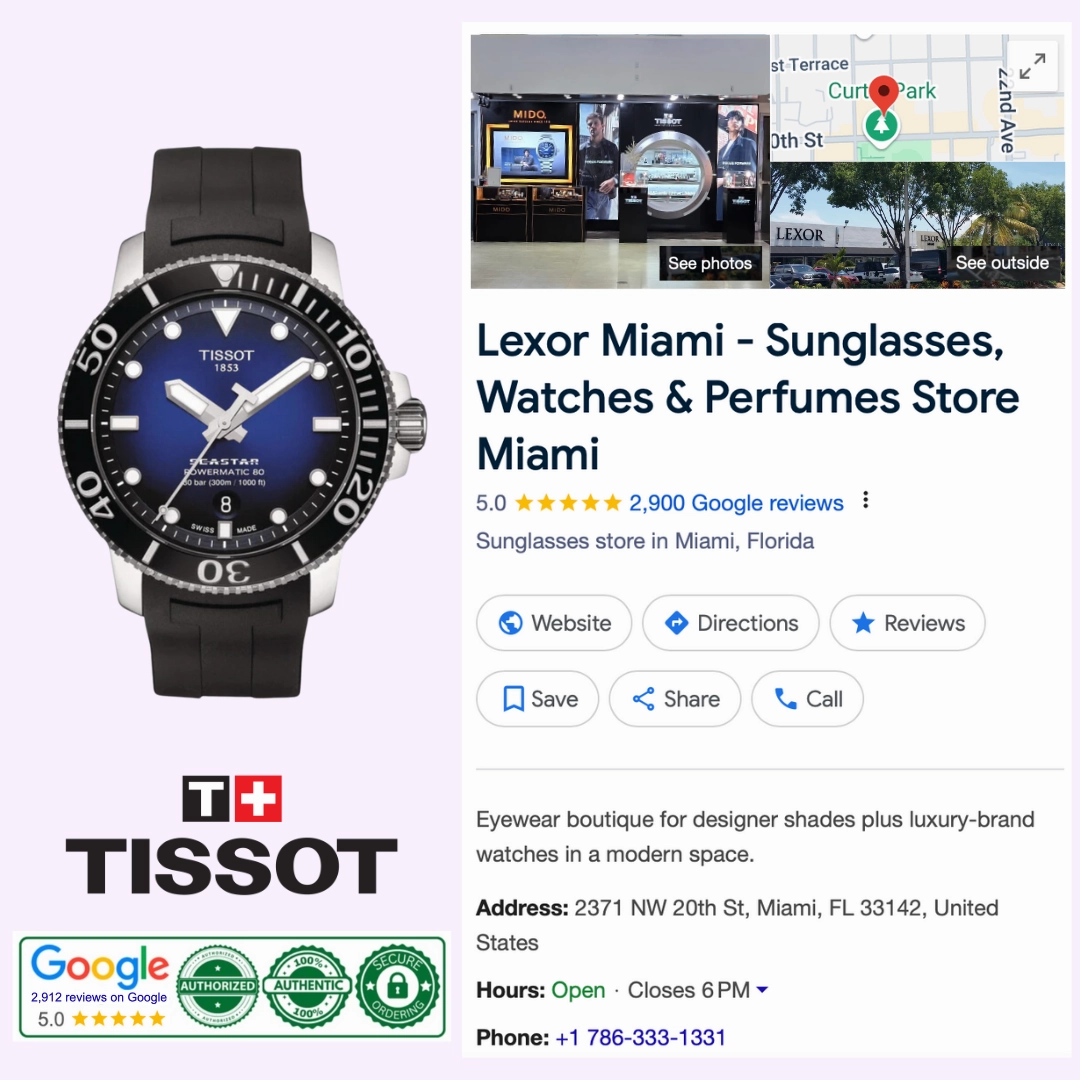 Tissot T1204071704100 SEASTAR 1000 POWERMATIC 80 Men Watches